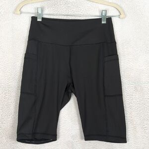 Tree Week Women's Black Athletic Biker Shorts‎ Size S